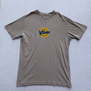 Cooke Collective Vibes Tide Logo Funng Graphic Tee T-Shirt Size S Funny Joke